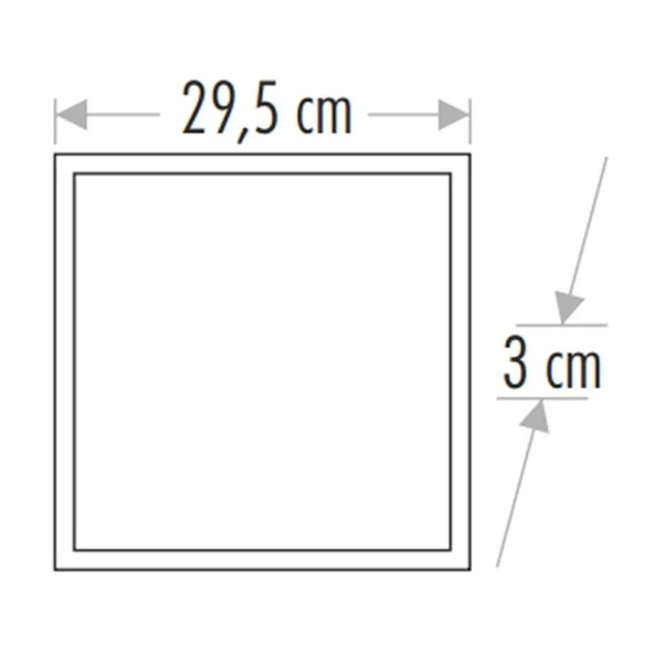 CATA 25W 30X30 Klipin Led Panel Sıva Altı (Güışığı) CAT CT-5286G - 2