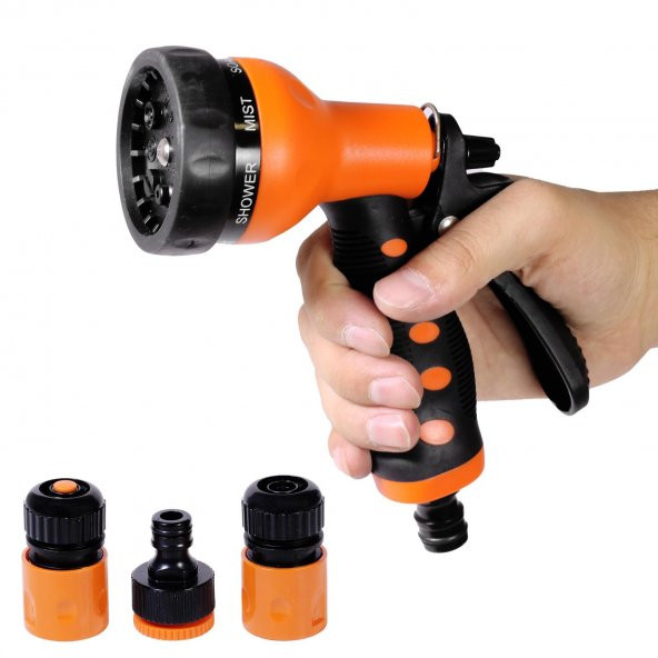 Bulmax Otomatik 7 Fonksiyonlu Bahçe Sulama Tetikli Tabanca 4 Lü Set - 3