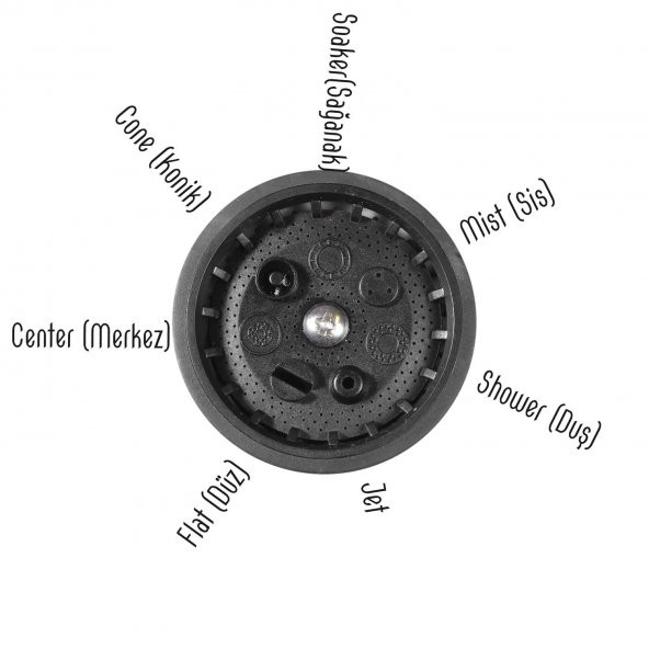Bulmax Otomatik 7 Fonksiyonlu Bahçe Sulama Tetikli Tabanca 4 Lü Set - 4