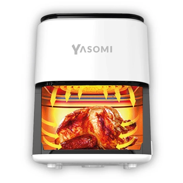 Yasomi Y35 1350 W 3.5 LT Camlı Airfryer - 4