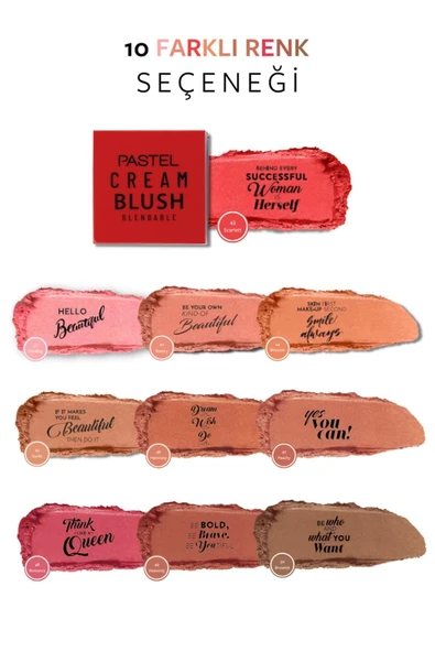 PASTEL Profashıon Cream Blush 43 - 6