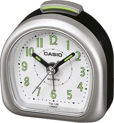 CASIO TQ-148-8DF ALARMLI GRİ MİNİ ÇALAR MASA SAATİ
