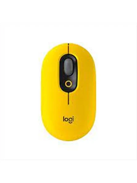 Logitech POP Emoji 910-006546 Sarı Sessiz Optik Kablosuz Mouse