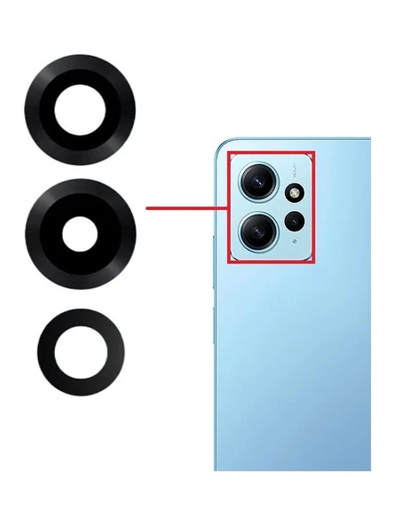 Xiaomi Redmi Note 12 4G Uyumlu Kamera Lensi Cam 23021RAAEG 23021RAA2Y 23027RAD4I 23028RA60L - Resim 2