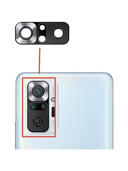 Xiaomi Redmi Note 10 Pro Uyumlu Kamera Lensi Camı M2101K6G M2101K6R - 4