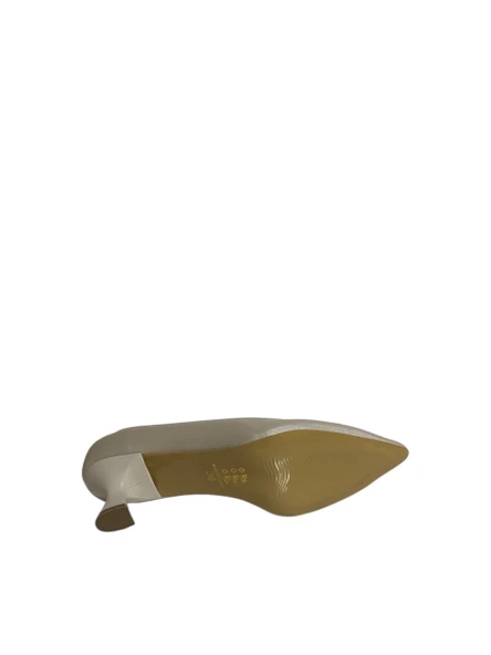 Mg Shoes T1001-1 Kadın İnce Topuklu Saten Ayakkabı (Yaz 25) - 5