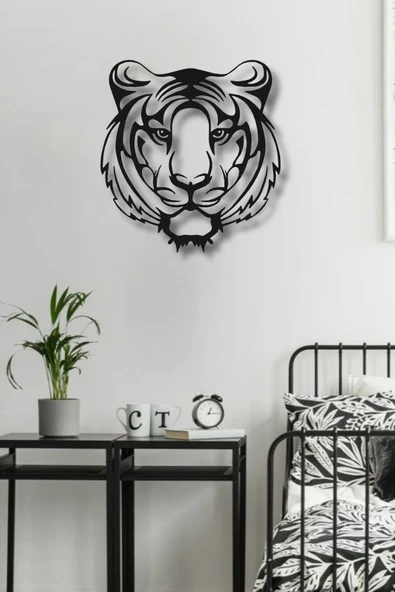 KAPLAN KAFASI METAL DUVAR DEKORU - 3