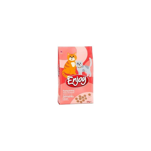 Enjoy Somonlu Kısırlaştırılmış Yetişkin Kedi Maması 10 kg