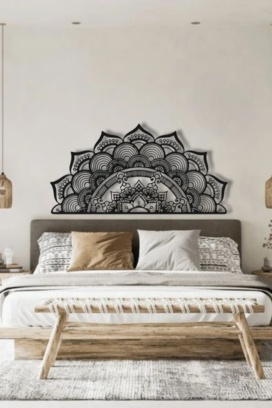 MANDALA DESENLİ METAL DUVAR DEKORU - 3