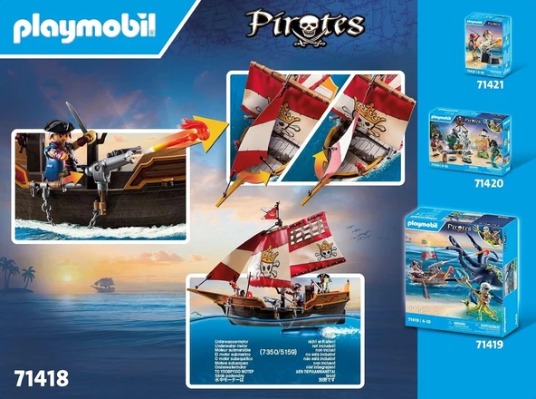 Playmobil 71418 Korsan Gemisi - 5