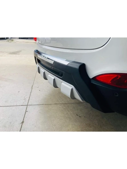 Hyundai Ix35 Uyumlu 2010 Sonrası Arka Tampon Koruma Difüzör - 2