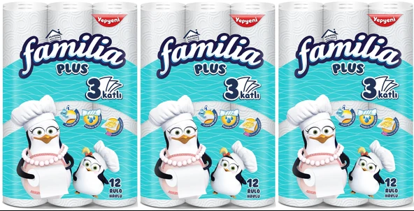 Familia Kağıt Havlu Plus 36 Lı Pk (3 Katlı) (3Pk*12)