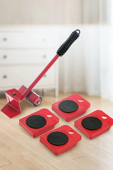 Tekerlekli Taşıma Aparatı – Çelik Gövdeli, Mobilya ve Beyaz Eşya Kaldırma Kaydırma Seti - 5