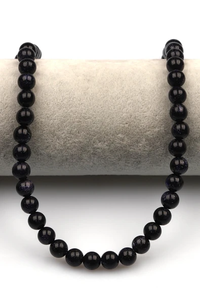 Mavi Yıldız Taşı Doğal Taş Dizi 8 mm Küre Kesim - Resim 2