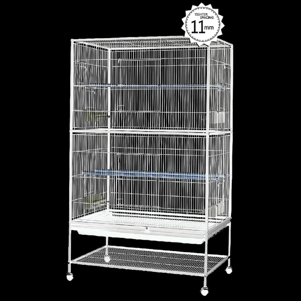 Dayang Ayaklı Kafes Beyaz 79x52x130,5 Cm ürün görseli