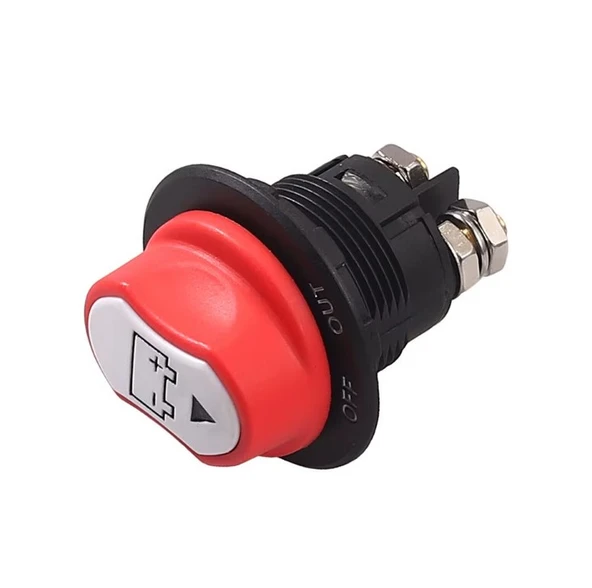 MARİN TİP ÇEVİRMELİ AKÜ DEVRE KESİCİ ŞALTER IP54 12-24V 100A KARAVAN AKÜ ŞALTERİ