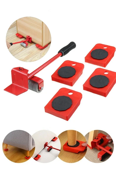 Tekerlekli Taşıma Aparatı – Çelik Gövdeli, Mobilya ve Beyaz Eşya Kaldırma Kaydırma Seti