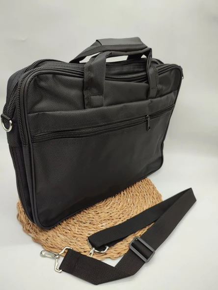 Büyük Boy Leptop Bölmeli Güçlü Evrak Çantası Altı Deri - 3