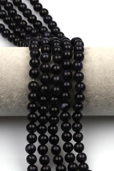 Mavi Yıldız Taşı Doğal Taş Dizi 8 mm Küre Kesim ürün görseli