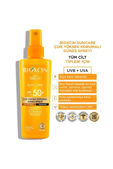 Bioxcin 50 Faktör Güneş Spreyi 200 ml - 2