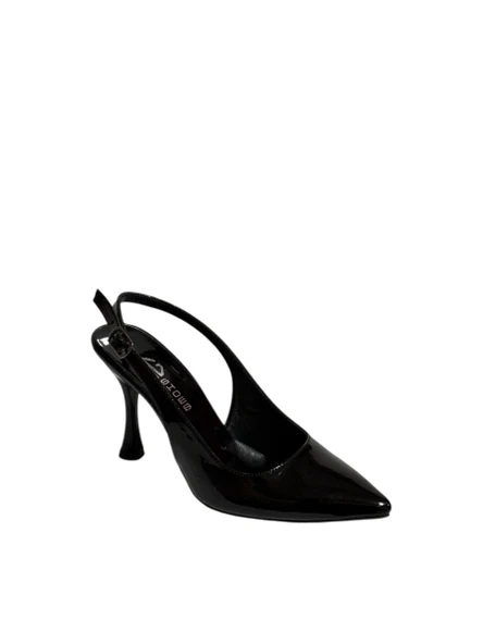 Mg Shoes 1173 Kadın İnce Topuklu Rugan Ayakkabı (Yaz 25) - 8