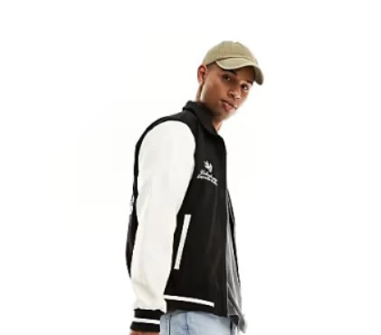 Pull&Bear Üniversite Ceketi Siyah - 2