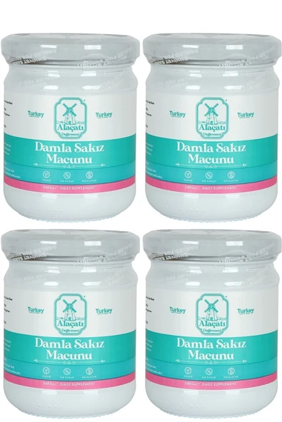Alaçatı Değirmeni Damla Sakız Macunu 4 x 240 gr 4'lü Set - 2