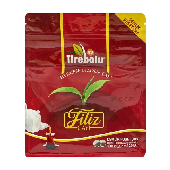 Tirebolu 42 Filiz Çayı Demlik Poşet 100 lü x 6 Adet - 3