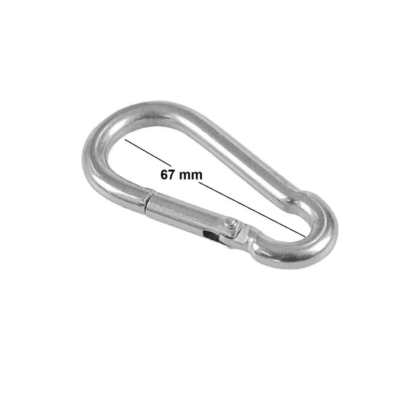 SRTfootcare Dağcı Kanca, Anahtarlık ve Çanta Kancası Armut Model No:67 1 Adet - 3