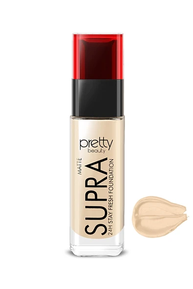 Pretty Beauty 24 Saat Kalıcı Matte Supra Fondöten - 2