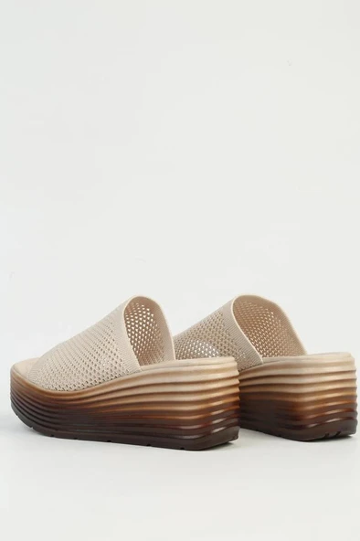 Pierre Cardin PC-54574 Dolgu Topuk Kadın Günlük Terlik - 7