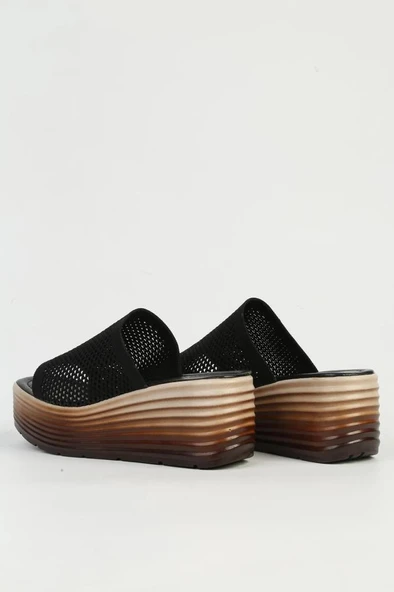 Pierre Cardin PC-54574 Dolgu Topuk Kadın Günlük Terlik - 3