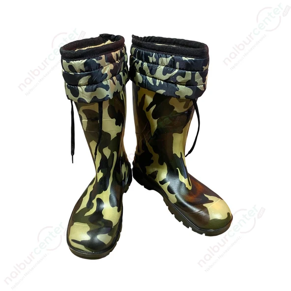 Arısan Reçber Avcı Çizmeleri Kamuflaj Kısa No:45