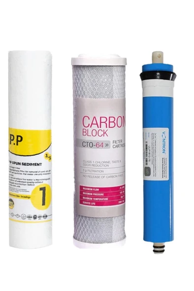 Philips  AUT 3061 ve AUT 3060 Su Arıtma Cihazı Uyumlu 5'li Filtre Seti - 2