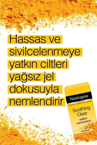 Neutrogena Soothing Clear Yağsız Nemlendirici 75 ml - Zerdeçal - 4