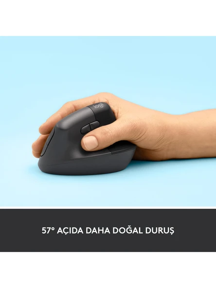 Logitech Lift Kablosuz Ergonomik Dikey Mouse 910-006473 - 3