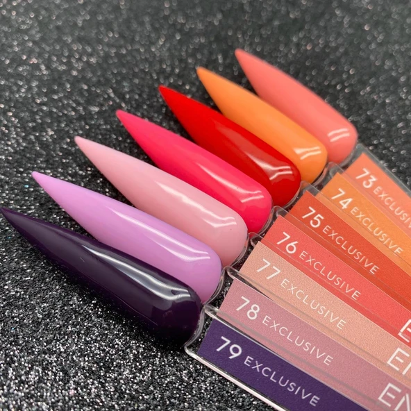 Envy Kalıcı Oje Exclusive Seri Koyu Kırmızı 10gr No:075 - Resim 3