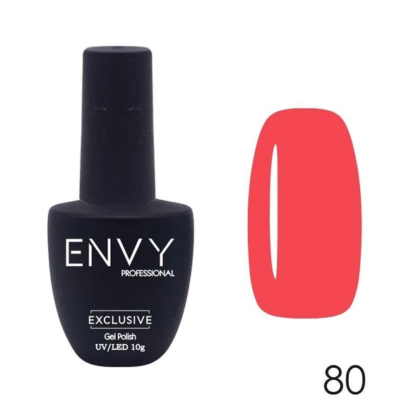 Envy Kalıcı Oje Exclusive Seri Arzu Kırmızı 10gr No:080 ürün görseli 1