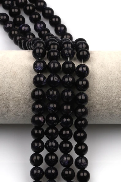 Mavi Yıldız Taşı Doğal Taş Dizi 10 mm Küre Kesim