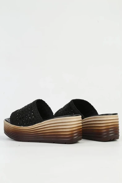 Pierre Cardin PC-54573 Dolgu Topuk Kadın Günlük Terlik - 3