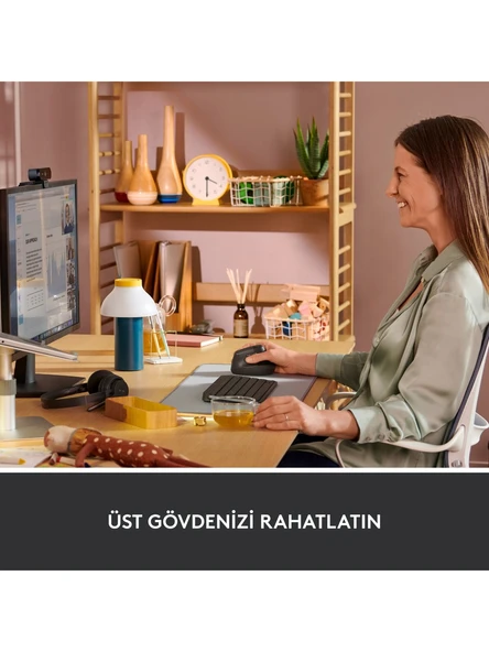 Logitech Lift Kablosuz Ergonomik Dikey Mouse 910-006473 - 4