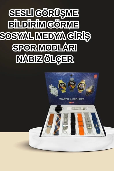 Dokunmatik Akıllı Saat Yeni Nesil Kulaklık Kampanyası Bluetooth Bağlantılı ANC Özelliği - 3