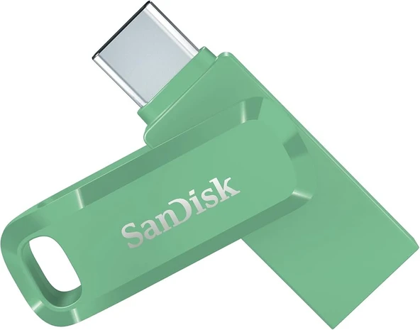 Sandisk Ultra Dual Drive Go 128 GB USB Type-C Yeşil Renk USB Bellek