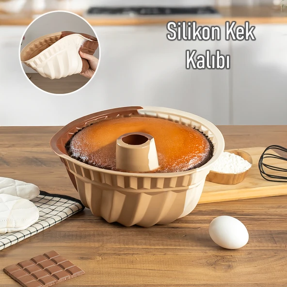 Porsima 193 Silikon Kek Kalıbı, Tart Kalıbı 23 cm Gıda ile Temasa Uygun