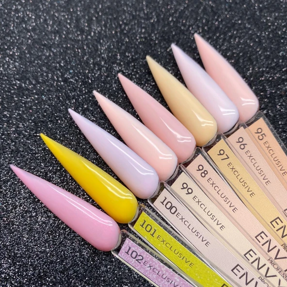 Envy Kalıcı Oje Exclusive Seri Şeker Pembe Nude 10gr No:096 - 3