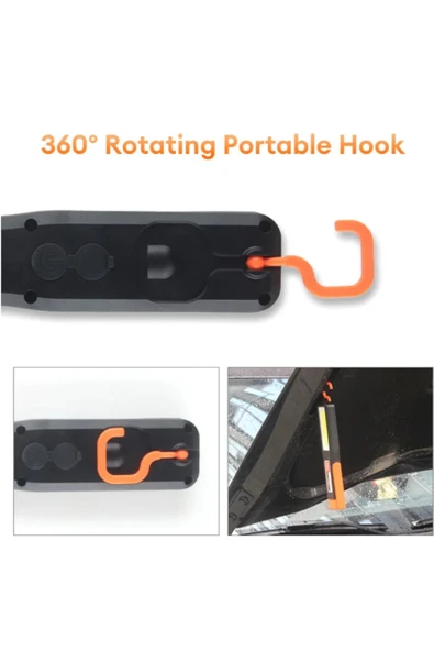 Her Araçta Bulunması Gereken Gold Orion Or 998 Ayarlanabilir Mıknatıslı Şarjlı Fener 5 Adet Lamba - 7