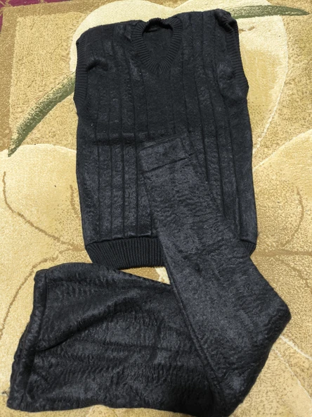 deve tünü kolsuz içlik takımı alt üst takım - 2