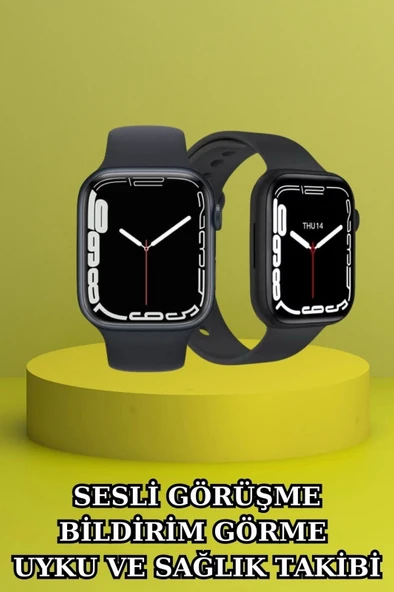 3.Nesil TWS Bluetooth Kulaklık ve Dokunmatik Ekran Akıllı Saat Sesli Görüşme - 4