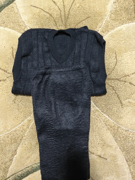 deve tünü kolsuz içlik takımı alt üst takım - 3