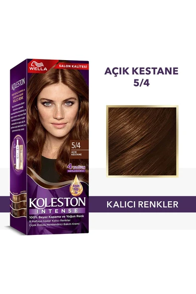 Koleston Intense Saç Bayası 5.4 Açık Kestane - 4